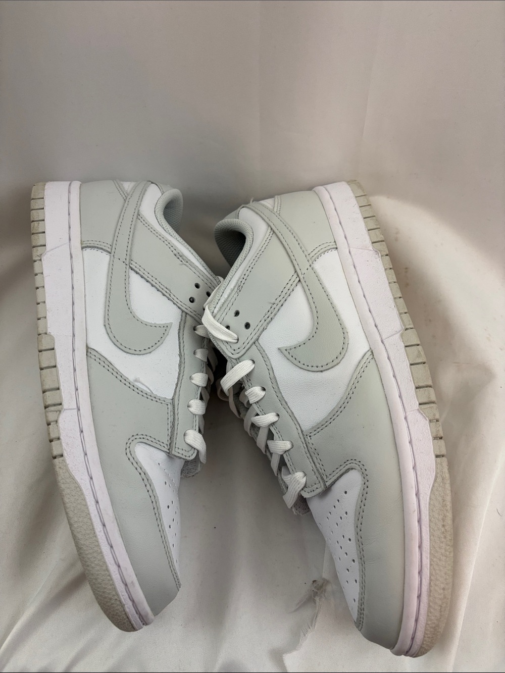 EUC Nike Dunk Low “Photon Dust” DD1503 103 Women Size 9.5…